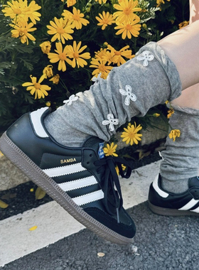 博主同款蝴蝶结小腿袜！堆起来穿也太ins风了吧^hin轻薄搭配裙子