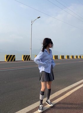 网红日系jk少女的小腿袜袜子
