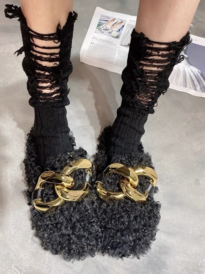 “你的袜子有个洞”阿希哥走秀款网红乞丐洞洞袜中长筒镂空堆堆袜