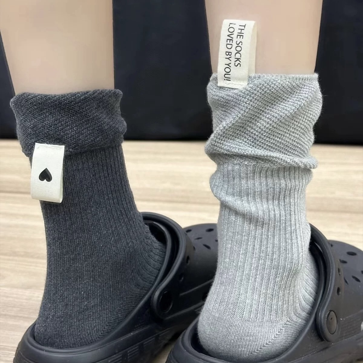 Let’s allgrey夏日格雷系少女!!新袜子~迷噜,灰色系袜子上脚耐看