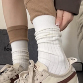 白色拼接卡其堆堆wa 这双真 是很jue阿 春日夏日 我是真 爱了