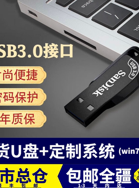 【新疆包邮】闪迪定制系统优盘系统U盘刷机优盘电脑装系统win7 11