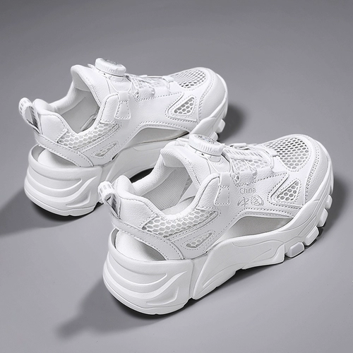 Сандалии для мальчиков, летняя сумка для обуви, детская белая обувь, дышащая спортивная обувь, 2023