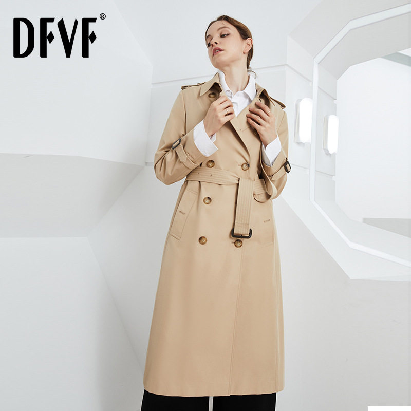 DFVF伊元素风衣女2025新风衣
