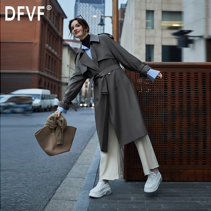 DFVF伊元素2024春秋新款风衣