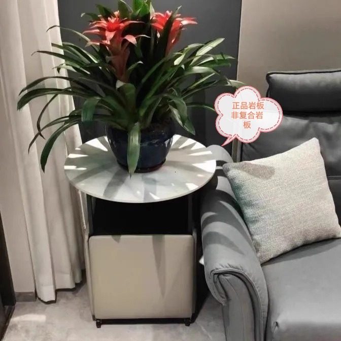 多功能岩板魔方凳茶几五合一组合凳可移动可收纳沙发边几角几花架