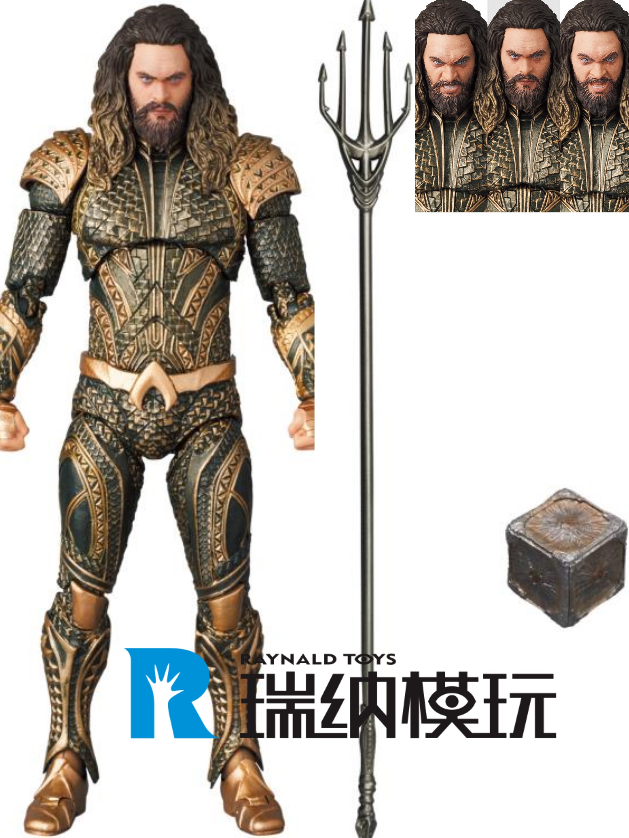 预售 mafex 209 1/12 dc 扎克施耐德 正义联盟电影 海王 可动人偶