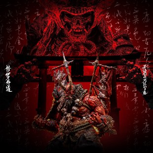 现货 匠盟 不朽传奇 MU-IL001 1/12大江山之鬼 酒吞童子 可动人偶