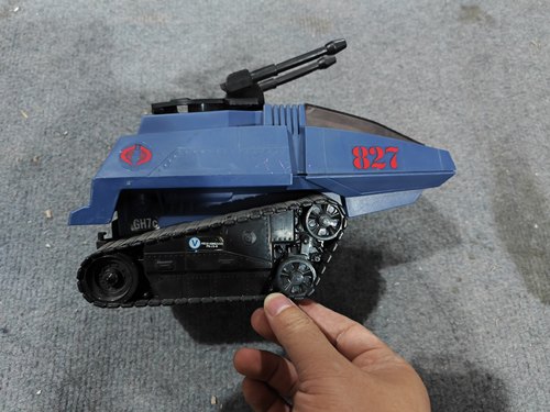 现货 孩之宝 1/18 3.75英寸 特种部队 眼镜蛇 克斯坦克 蓝色 玩具