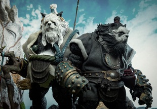 福瑞星球 熊猫兄弟阴和阳 匠盟 可动人偶 006 FP005 现货