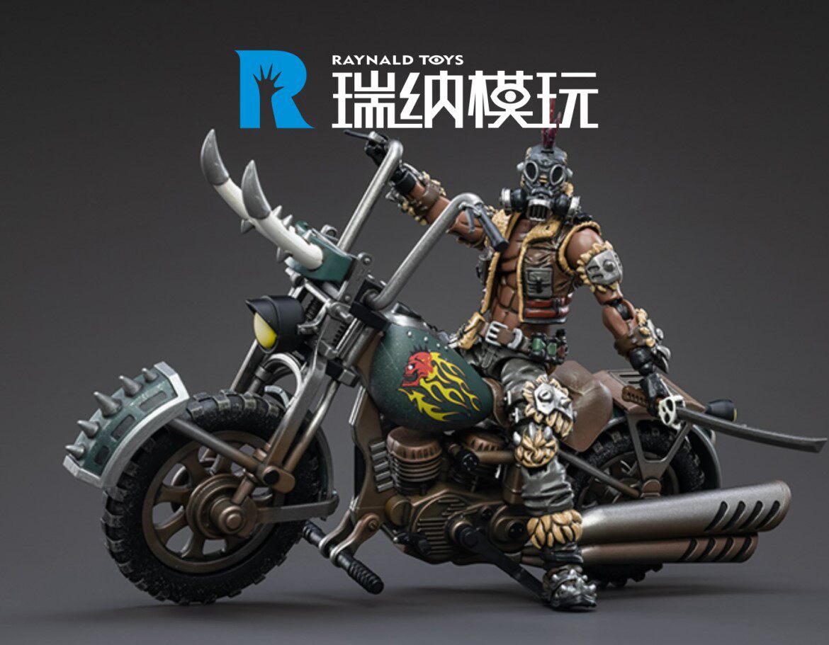 现货 joytoy 暗源 1/18人偶 新利亚匪帮青年团 罗根 地狱行者摩托