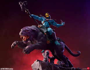 现货Sideshow x Tweeterhead 骷髅王和暗影豹 全球500个限定 雕像