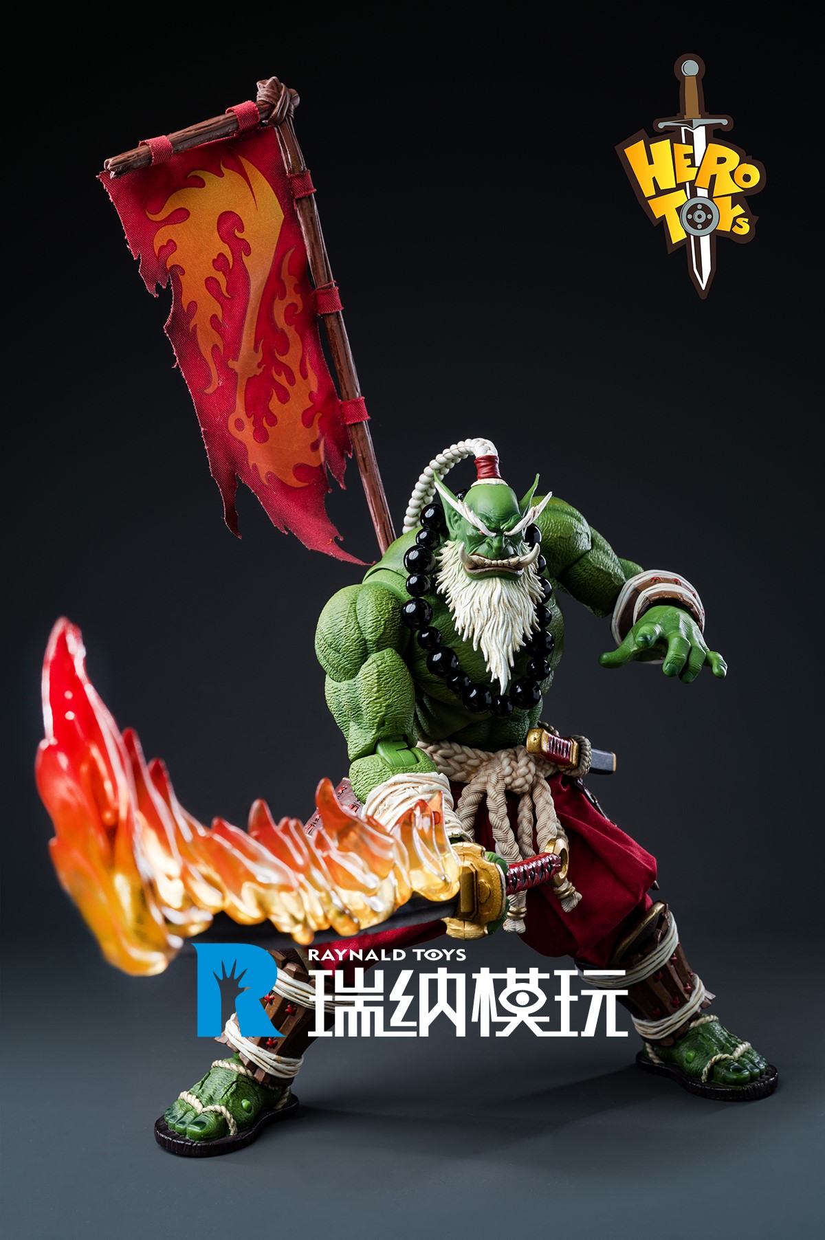 预售 Hero toys 1/12 剑圣 兽人剑士 萨姆罗 可动人偶 模玩/动漫/周边/娃圈三坑/桌游 潮玩盲盒 原图主图