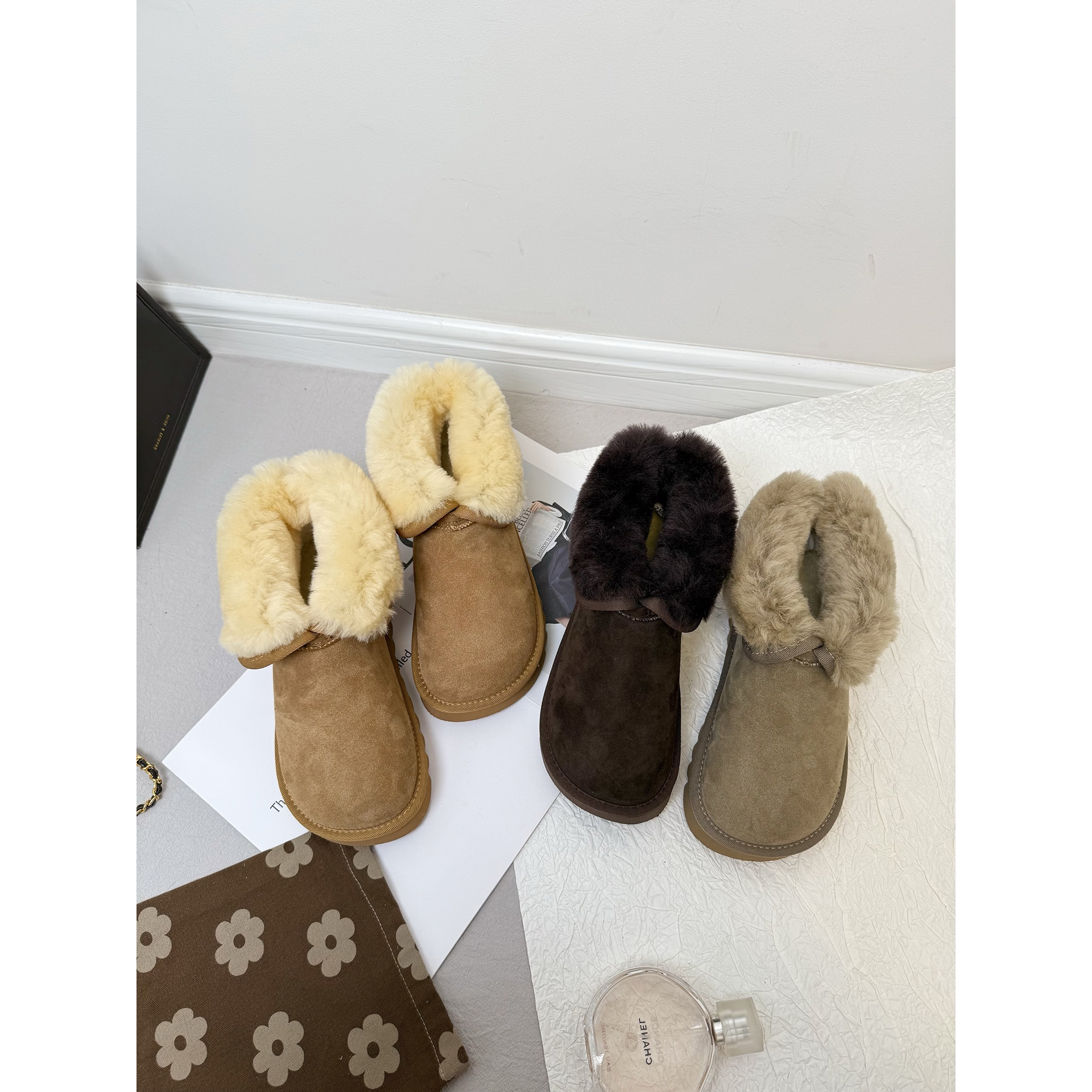 真皮两穿保暖雪地靴女冬加绒2025新爆款厚底防滑东北棉鞋加厚短靴