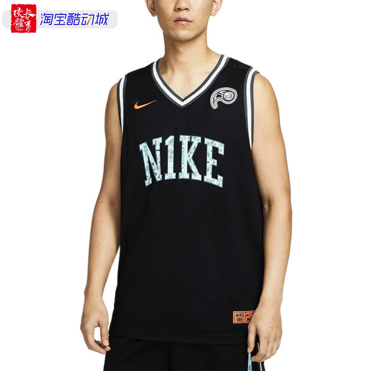 Nike/耐克男子CHBL耐高速干无袖透气篮球背心 HF6136-010