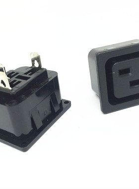 供应AC电源插座SS-3B-1 品字插座工业插座 UpsC19