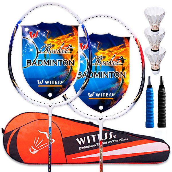 WITESS 羽毛球拍2支装 天猫优惠券折后¥20包邮(¥35-15)4色可选 送羽毛球+手胶+拍包 WITESS 羽毛球拍2支装 天猫优惠券折后¥20包邮(¥35-15)4色可选 送羽毛球+手胶+拍包