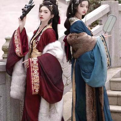 涂七七秋冬季新款战国袍汉服