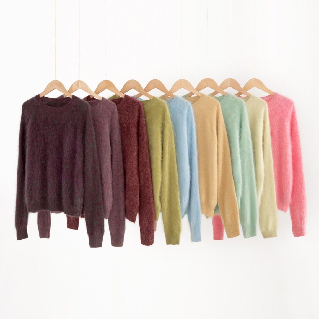 100%纯山羊绒衫女圆领秋冬宽松无缝针织衫正品打底羊绒毛衣,女装/女士精品,羊绒衫,淘宝优惠券,粉丝福利购,淘宝优惠卷