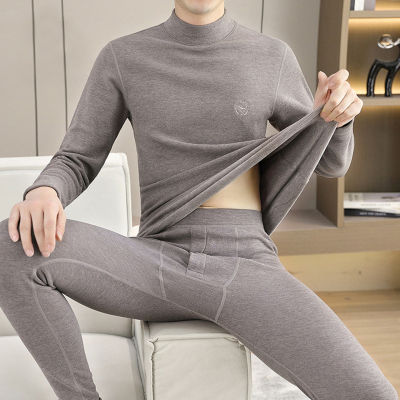 中领男士德绒保暖内衣套