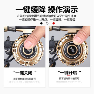 泽元缓降自排线筏轮带磁力金属微铅筏钓轮带泄力前打阀轮桥筏轮u.