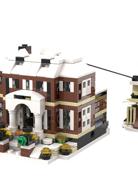 【高砖零件】21330小鬼当家迷你房屋圣诞街景建筑MOC拼装积木玩具