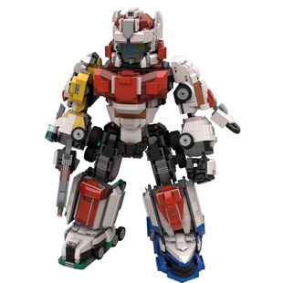 特搜战队刑事连者Dekaranger Robo机体机器人模型MOC拼装积木玩具