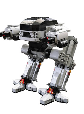 【高砖零件】机械战警ED-209反派机器人MOC-83742拼装积木玩具