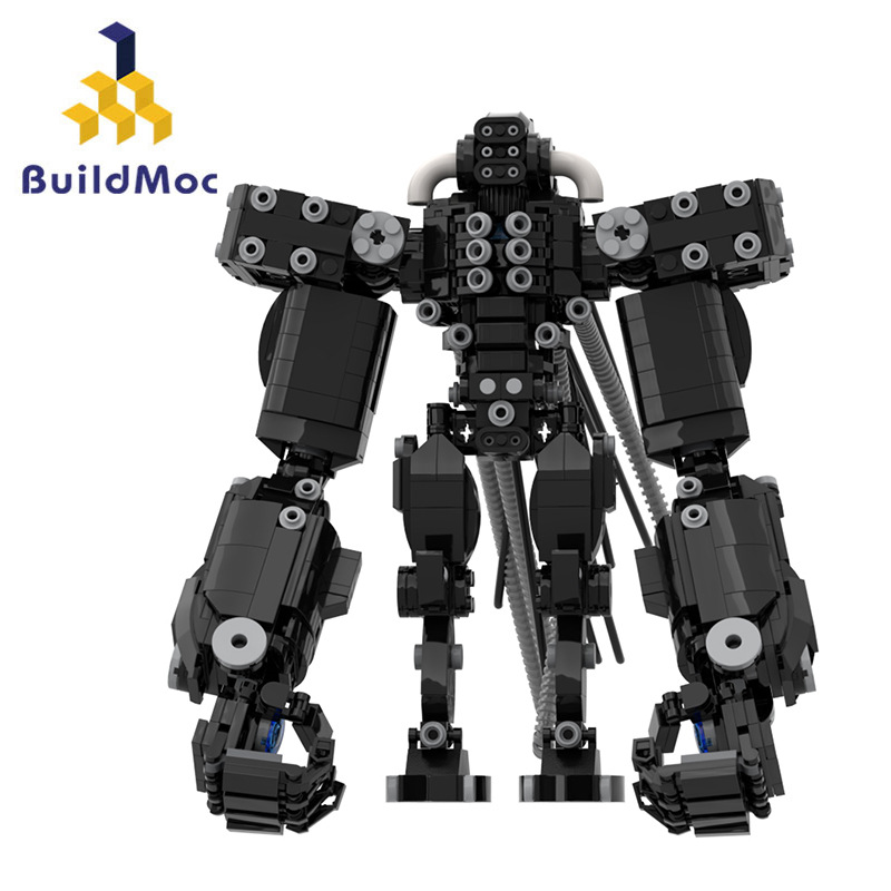 BuildMOC杀戮都市冈八郎强化型猩猩装机甲机器人模型拼装积木玩具