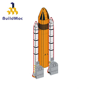 积木玩具太空飞船10283发现号航天飞机发射助推器 BuildMOC拼装