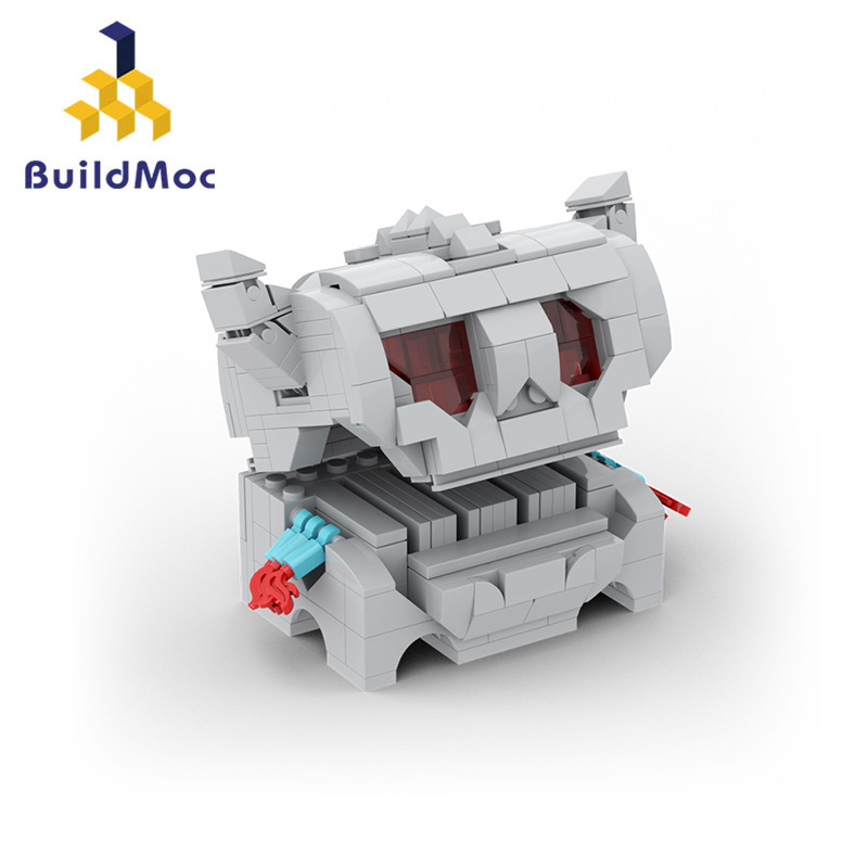 BuildMOC拼装积木玩具塞尔达传说骷髅宝箱波克布林怪物宝箱模型-封面