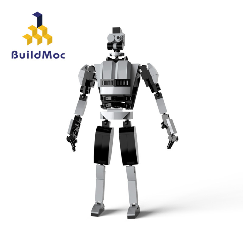 BuildMOC拼装积木玩具科幻影视爱死亡和机器人box3500机械人模型