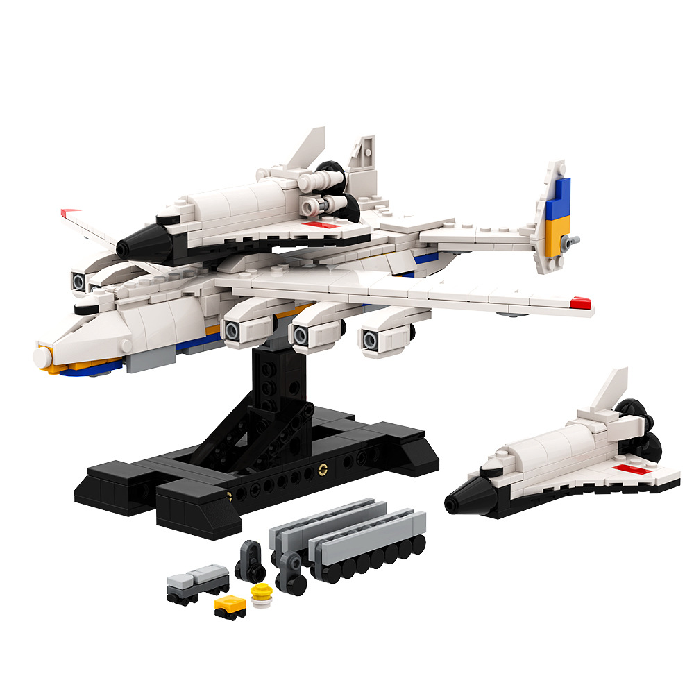 积木苏联乌克兰安-225军用运输机