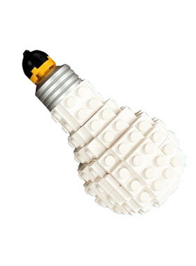 【高砖零件】电灯泡白炽灯钨丝灯创意模型MOC-134299拼装积木玩具