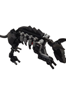 【高砖零件】神话地狱猎犬恶魔狗生物模型MOC-100798拼装积木玩具