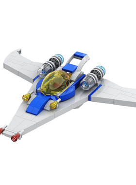 【高砖零件】现代经典宇宙太空飞船模型MOC-29402拼装积木玩具