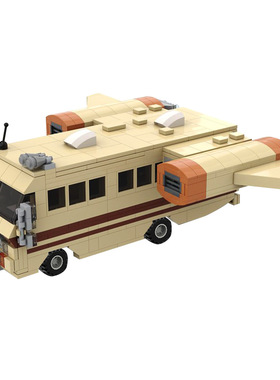 【高砖零件】电影太空炮弹雄鹰5号飞行房车MOC-37608拼装积木玩具