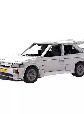 福特Escort Cosworth RS拉力赛车跑车汽车MOC-68808拼装积木玩具