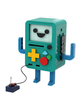 【高砖零件】动画探险活宝哔莫绿色游戏机MOC-133070拼装积木玩具