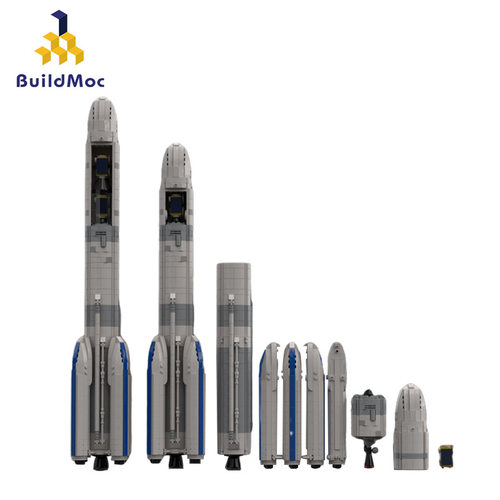 BuildMOC积木阿丽亚娜6运载火箭