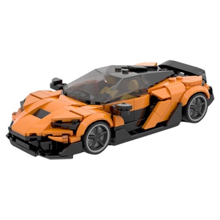 【高砖零件】SPEED冠军8格迈凯伦W1超级跑车赛车模型拼装积木玩具