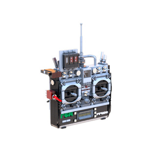 【高砖零件】回到未来布朗博士的德罗宁时间机遥控器拼装积木玩具