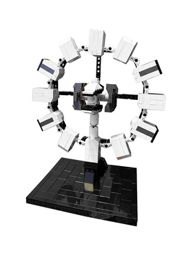 【高砖零件】星际穿越永恒号空间站飞船MOC-74194拼装积木玩具