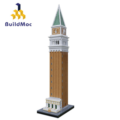 积木建筑街景模型圣马可钟楼