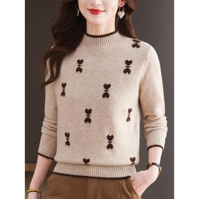 小个子短款羊毛衫女士针织毛衣2025秋冬新爆款洋气上衣针织打底衫