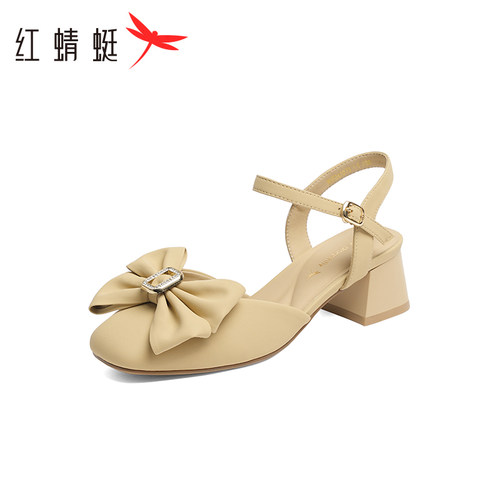 红蜻蜓女鞋正品夏季新款