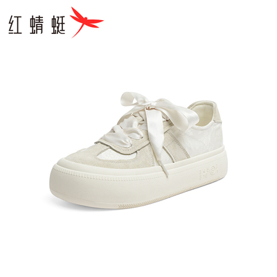 红蜻蜓女鞋网面鞋子休闲运动鞋女款春秋新款中老年妈妈鞋断码清仓