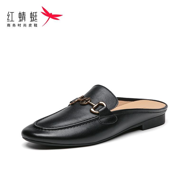 红蜻蜓女凉鞋正品夏季新款包头 外穿休闲厚底沙滩凉拖鞋 断码清仓