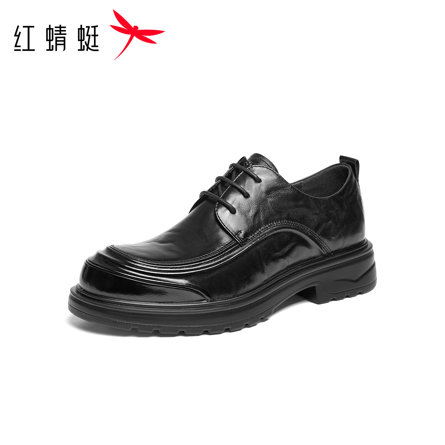 红蜻蜓男鞋正品新款真皮休闲皮鞋男士商务正装软底皮鞋断码清仓
