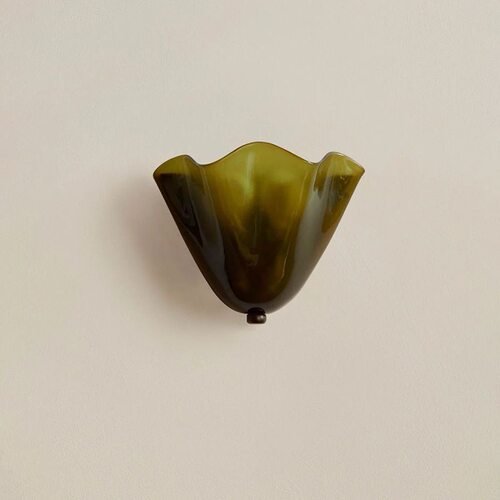 茶栗法式中古美式复古天然玻璃床头壁灯玄关装饰氛围南洋走廊阳台